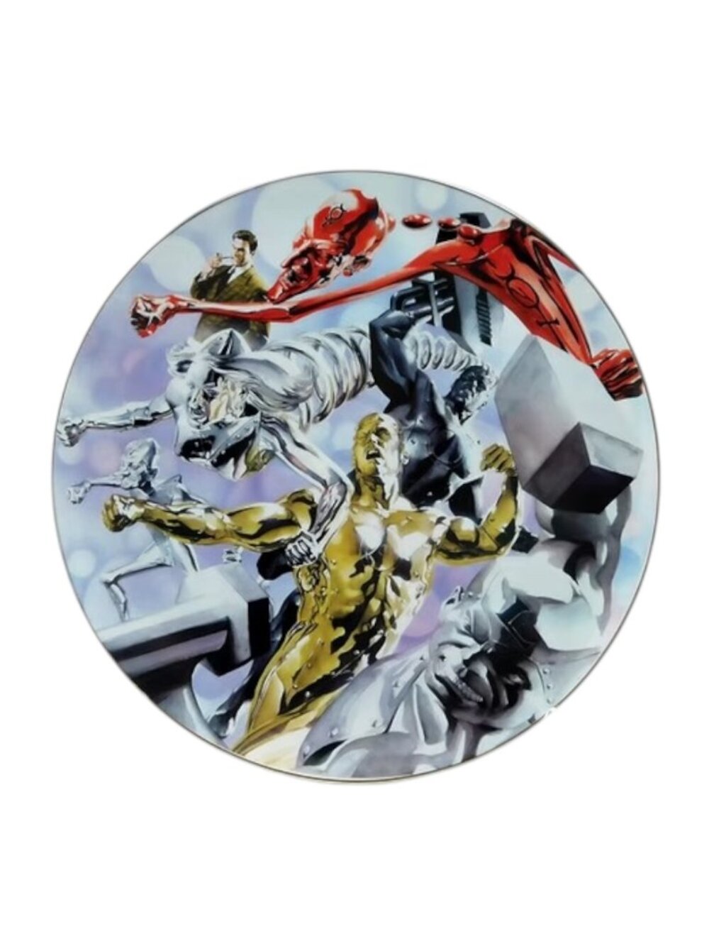 Metal Men Plate by ALEX ROSS from Warner Bros. Galleries